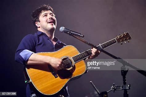 Singerguitarist Marcus Mumford Of Mumford And Sons Performs At Time