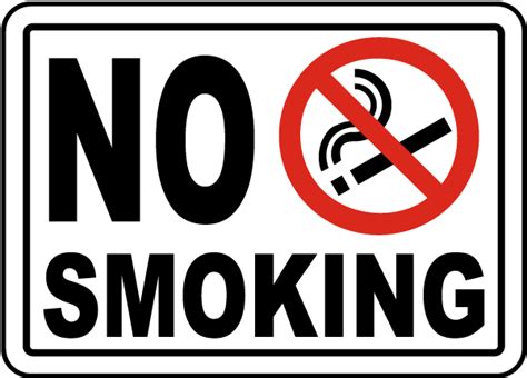 No Smoking Sign Claim Your 10 Discount