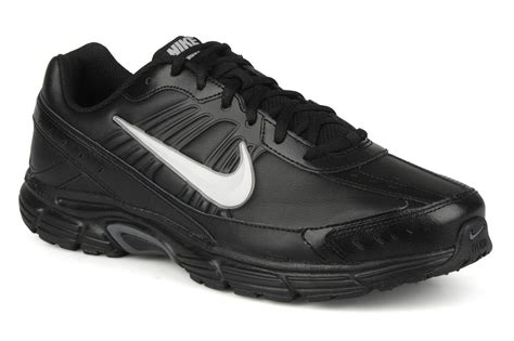 Nike Dart 8 Leather Sport Shoes In Black At Uk 73068