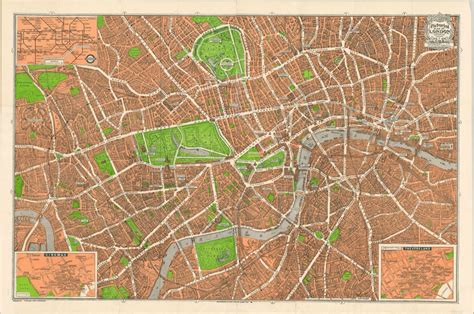 Geographia Pictorial Plan Of London Curtis Wright Maps