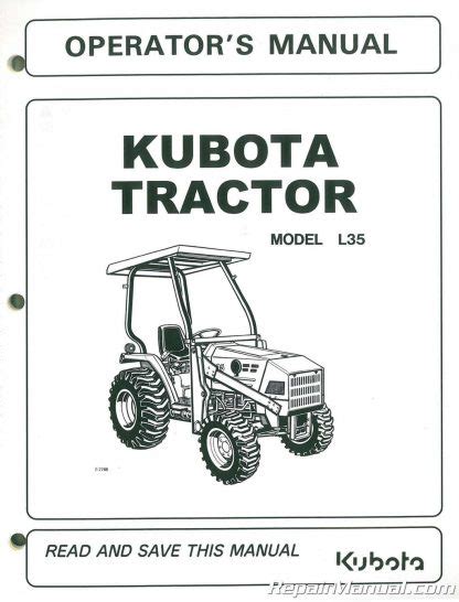 Kubota Tractor Manuals Repair Manuals Online