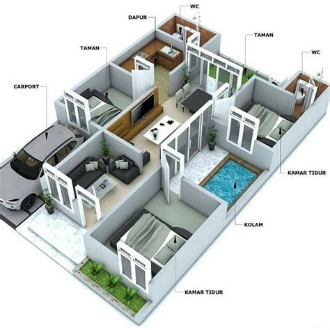 ukuran rumah minimalis  kamar rumah minimalis desain terbaru
