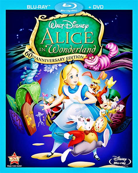 Battle Of The Disney Blu Ray Covers Alice In Wonderland 60th