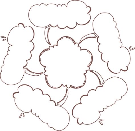 Mapa Mental Nube Burbuja Cinco Plan Png Mente Mapa Bosquejo Png Y