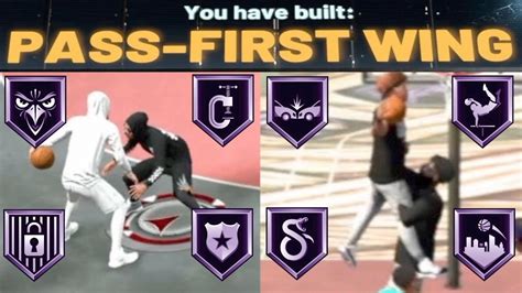 Best Pass First Wing Build In Nba 2k20 Best Glitchy Unknown Build
