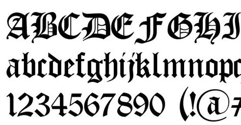 Old English Gothic Font Download Free Legionfonts