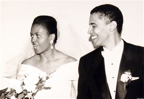 Barack Obama Tweets Wedding Pictures Of Michelle On Couples 20th