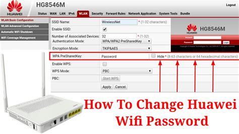 How To Change Huawei Wifi Password Huawei Wifi Password Change