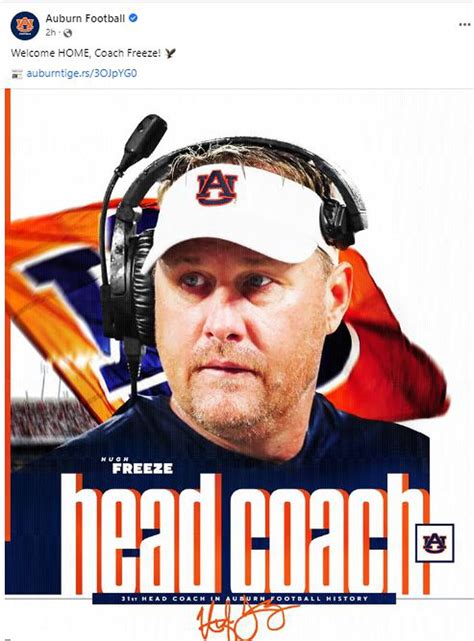 Auburn fans get nasty about Hugh Freeze hire on program’s Facebook post