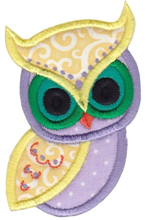 Owls Applique Set 14 Designs 4 Sizes Products Swak Embroidery