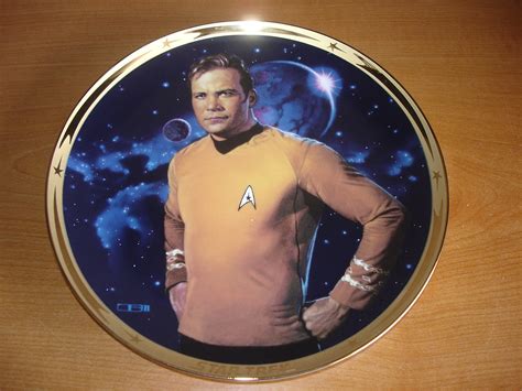 Star Trek Captain Kirk Collector Plate Stunning 85 Colle Flickr