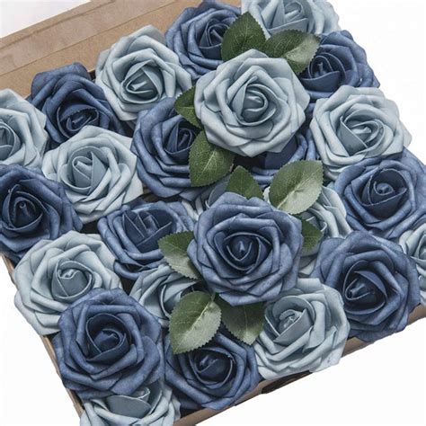 Furthermore, while on vacation, there's no need to leave your plants with your neighbor. Ling's moment Roses Artificial Flowers 25pcs Realistic ...