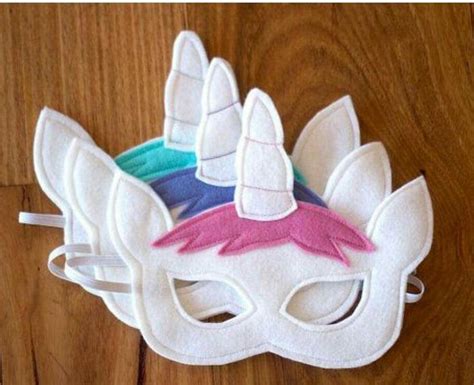 Pin By Art Bliss On Party Ideas Unicorn Mask Felt Crafts Unicorn Crafts