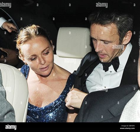 Stella Mccartney And Her Husband Alasdhair Willis Leaving Her 40th