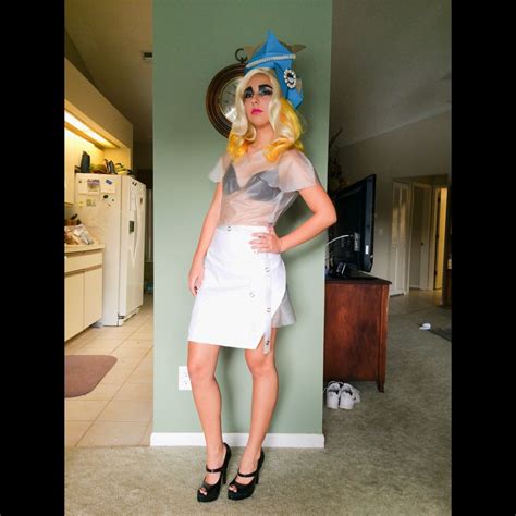 Lady Gaga Telephone Music Video Costume I Used A Shower Curtain For