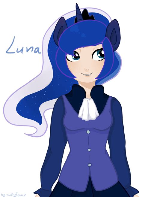 Mlp Princess Luna Humanization By Nuttyfawn On Deviantart