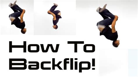 How To Do A Backflip Parkour And Tricking Tutorials W