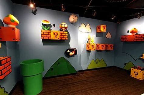 So, i figured i would paint a mario bros board for him in his room, to tape up all his drawings on. Cute and Unique Wall Decoration with the Theme of Super Mario
