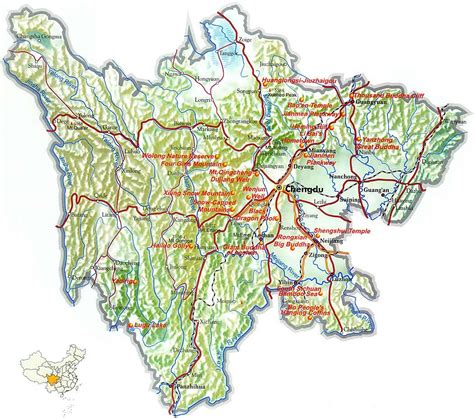 Sichuan Maps Sichuan China Map Sichuan Province Map