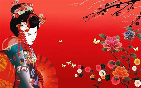 Japanese Geisha Wallpaper Images