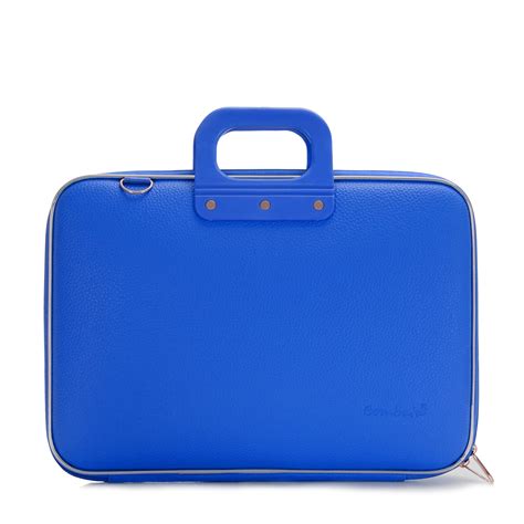 Bombata Cobalt Blue Classic 15 Laptop Casebag With Shoulder Strap