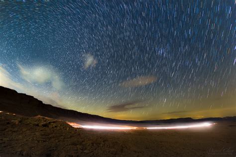 Star Trails Swirl Over Israels Negev Desert Photo Space Star