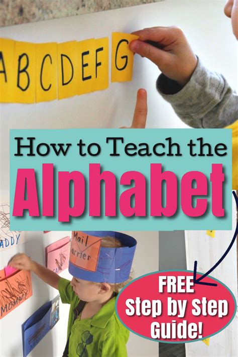 How And When To Teach The Alphabet Teaching The Alphabet Kids