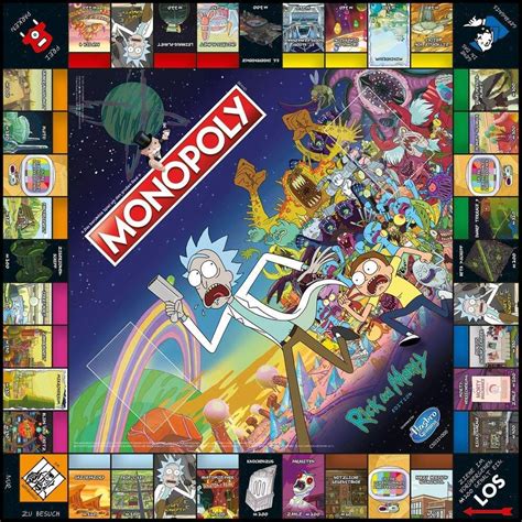 Monopoly Rick And Morty Edition Play Schwifty Was Maenner Wollende