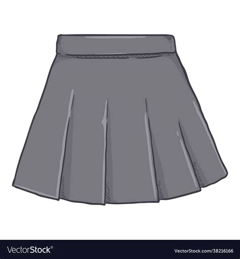 Cartoon Women Short Skirt Royalty Free Vector Image