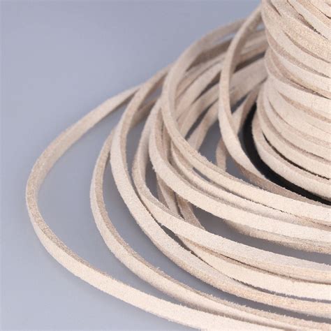 300 Feet 100 Yards Faux Leather Suede Micro Fiber Cord 3mm Thickness