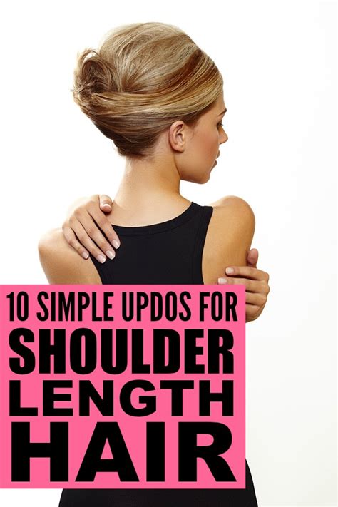 10 Simple Updos For Shoulder Length Hair