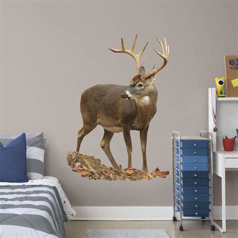 The Deer Huge Animal Removable Wall Decal Wall Decal Provides An Easy