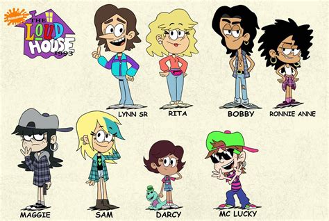 The Loud House 90s Au Supporting Cast By Thefreshknight The Loud