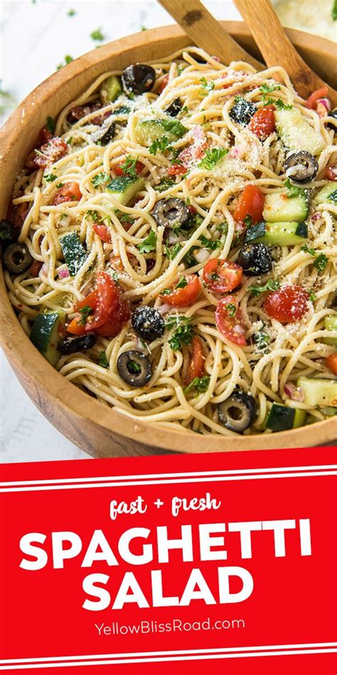 Directions in a bowl, combine tomatoes with herbs, onions and garlic. Summer Spaghetti Salad with Veggies and Italian Dressing ...