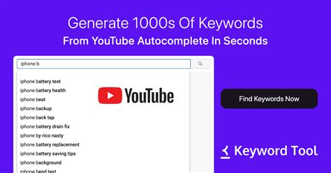 Keyword Tool Youtube ᐈ Los Mejores Tags Youtube 🤗 Gratis