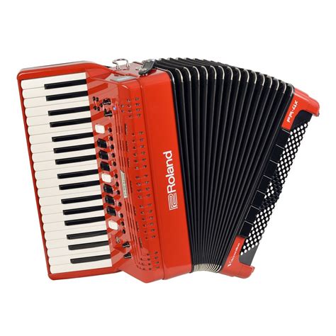 Roland Fr 4x V Accordion With Keyboard Red At Gear4music