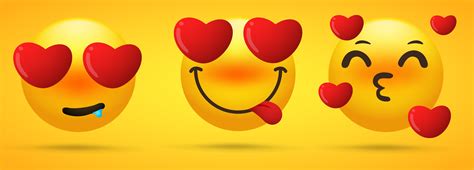 Emotions are biological states associated with all of the nerve systems brought on by neurophysiological changes variously associated with thoughts, feelings, behavioural responses. The emoji collection that shows emotion is falling in love ...