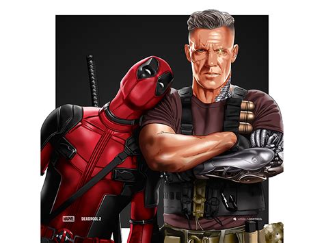 Deadpool And Cable By Vassilis Dimitros On Dribbble