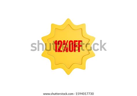 12 Percent Off 3d Sign Red Stock Illustration 1594017730 Shutterstock