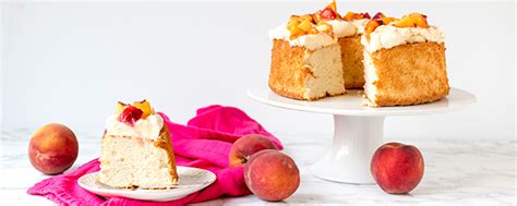 Angel Food Cake With Peaches And Cream Recipe