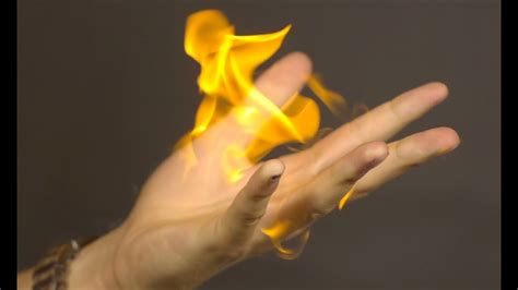 Flaming Hand Fireball The Slow Mo Guys Youtube