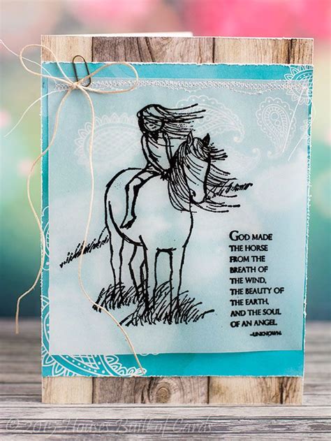 Great for the cowboy, cowgirl, western rider, horseback rider, horse enthusiast or just about anyone that you want. Horse Birthday Card - by my daughter | Horse birthday card, Horse cards, Horse birthday