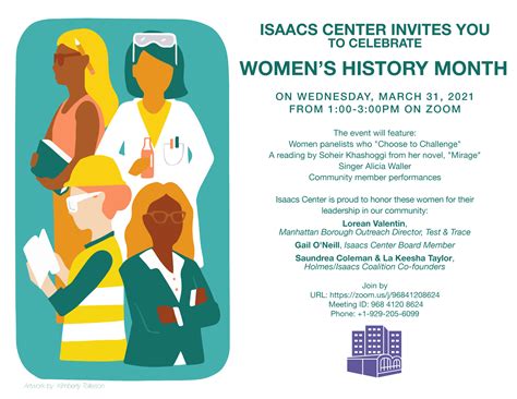 Womens History Month Celebration 2021 Isaacs Center