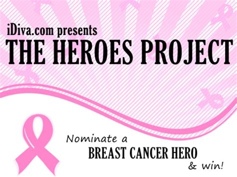 The Heroes Project Nominate A Breast Cancer Hero And Win