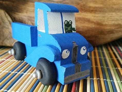 Hand Painted Little Blue Truck Little Blue Trucks Hand Painted Toy