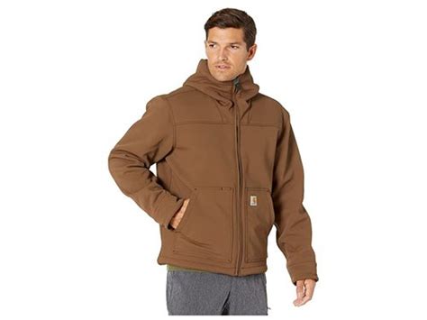 carhartt super dux relaxed fit sherpa lined active jacket coffee clothing brown 105001 205