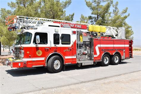 Pahrump Valley Nv Fire And Rescue Gets 75 Foot Quint The Rig