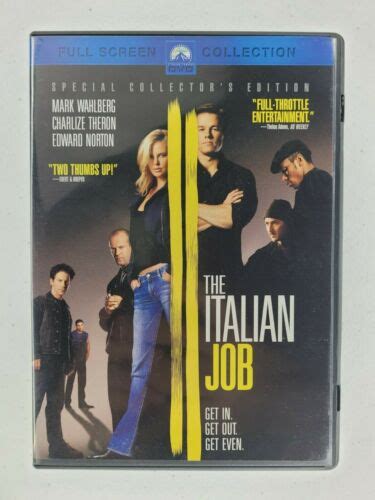 The Italian Job Full Screen Edition DVD EBay