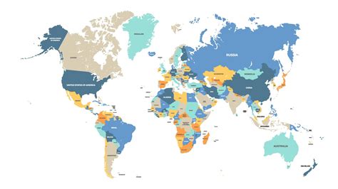 Vector World Map Ai Svg Png Pdf Dxf Eps Etsy Australia