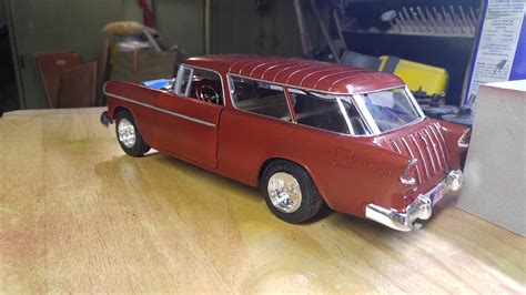 1955 Chevy Nomad Wagon Plastic Model Car Kit 116 Scale 1005